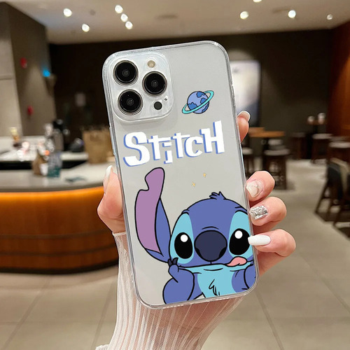 Funda De Teléfono Cute Stitch Para iPhone 15 14 13 12 11 Xs