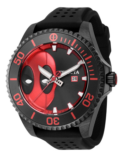Reloj Invicta Marvel Deadpool Manilla Silicona Original