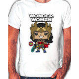 Remeras Para Hombres Con Estampado De Wonder Woman - 7696