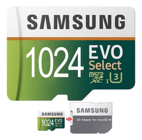 Cartão Samsung 1tb Memória Micro Sdxc + Adapt