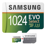 Cartão Samsung 1tb Memória Micro Sdxc + Adapt