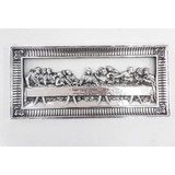 La Ultima Cena Cuadro En Relieve Pewter Aluminio Artesanal