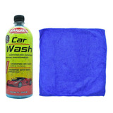  Shampoo Car Wash Margrey 1 Litro Toalla Microfibra Azul