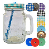 4 Pote Caneca Copo Jarra Ball Mason Jar Da Sweet Amado