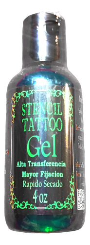 Pega Stencil Tattoo Gel Para Tatuaje 120ml Mayor Fijacion