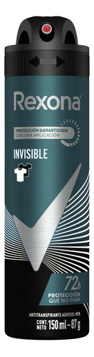 Desodorante Rexona Invisible Men 150 Ml