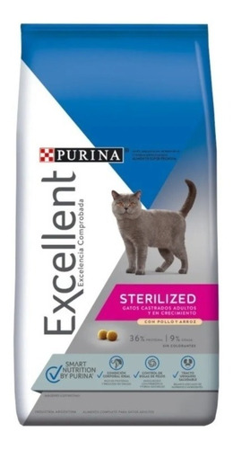 Alimento Para Gatos Purina Excellent Gato Sterilized X 7.5kg