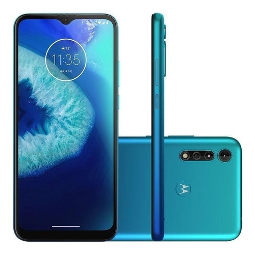  Moto G8 Power Lite Dual Azul 64gb 4gb Ram Garantia Nf-e