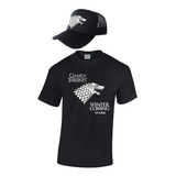 Game Of  Thrones Camiseta Gorra Combo