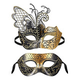 2 Mascaras Mascaras Para Parejas Diseño Veneciano Para Mardi