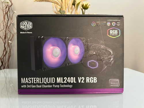 Water Cooler Cooler Master Ml240l V2 Rgb 120mm Intel/amd