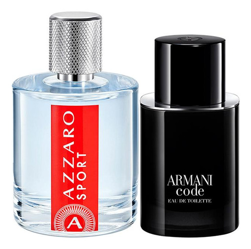 Kit Perfumes Masculino - Azzaro Sport E Giorgio Arm New Code