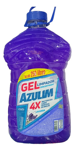 Limpador Gel Lavanda 5kg Azulim