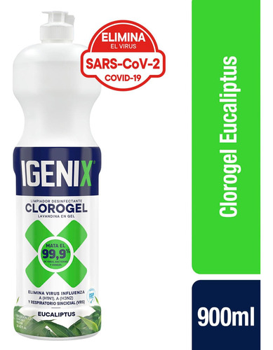 Cloro Gel Igenix Eucaliptus 900 Ml