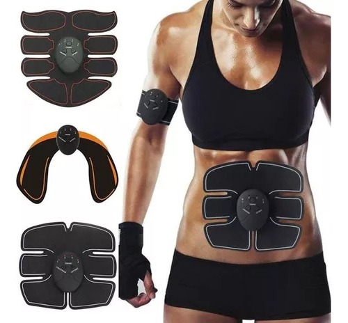 Kit Electroestimulador Muscular Ems Abdomen Brazos Gluteos 