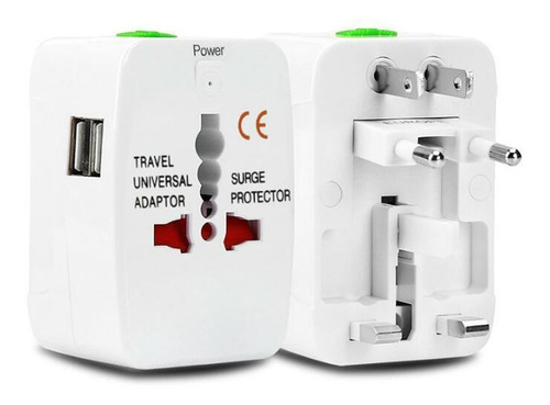 Cargador Adaptador Universal Viaje Usa Asia Europa Usb Febo - FEBO