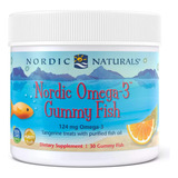 Nordic Naturals Nordic Omega-3 Gummy Fish Mandarina, 30 Gumm