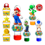 Kit 30 Mario Bros Personalizado [tubete,caixinha ] 15 Cada