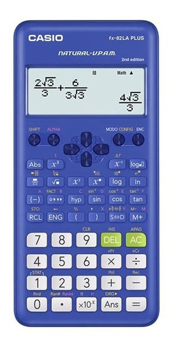 Calculadora Cientifca Casio Fx-82la Plus Azul O Rosa 2da Edi