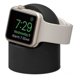 Dock Redondo Silicone Base Suporte Para Carregar Apple Watch