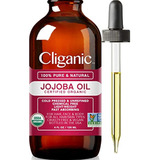 Aceite De Jojoba Organico Cliganic Usda, 100% Puro (4oz) | A