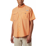 Camisa Columbia Bahamaii Mangas Cortas Hombre (bright Nectar