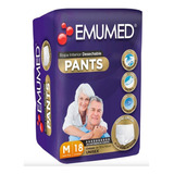 Pañales Adulto - Emumed Pants - Talla M - 18 Uds.