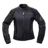 Campera Stav Cordura Base Proteccion Negra Mujer