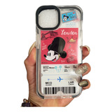 Funda Para iPhone 13 - 14 Minnie + Protector De Cámara