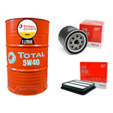 Cambio De Aceite Total 5w40 5l + Kit Filtros Chery Tiggo 2.0