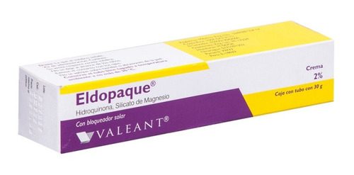 Eldopaque 2% Valeant Gel Crem Aclara Piel Mancha 30g Cutaneo