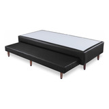 Base Box Cama Auxiliar Bibox Eco Orthocrin Black Solteiro