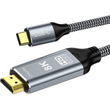 Dghumen Cable Usb C A Hdmi 2.1 8k 10 Pies, 48 ??gbps Cable C