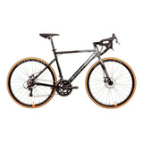 Bicicleta Elleven 700'' Speed Cor Cinza/preto Tamanho Do Quadro 54