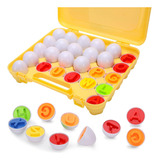 Huevos A Juego Con El Alfabeto Montessori, 26 Unidades
