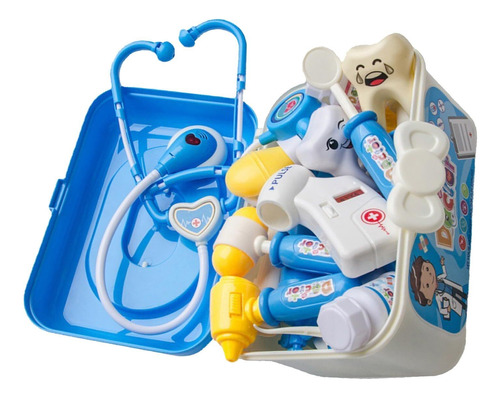 Y Kit Médico Infantil De Plástico Con 33 Juguetes Médicos