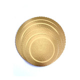 50 Cake Board Premium Dourado 21cm Laminado Base Para Bolo