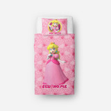 Lençol Princesa Peach Mario Solteiro 