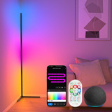 Lámpara De Pie Led Rgb Inteligente, Cambio De Color Con Cont