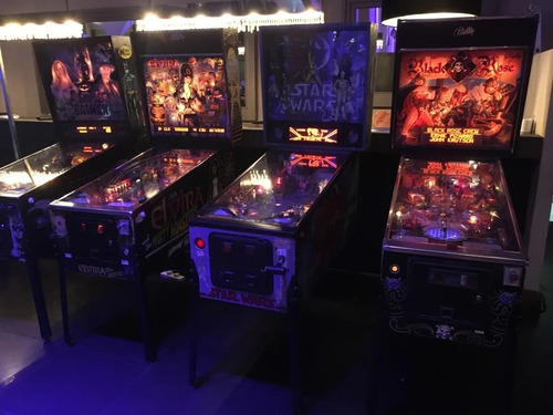 Flipper Pinball Arma Mortal, Getaway, Adams, Star Wars