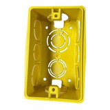 Kit 48 Caixinhas Pvc 4x2 De Luz Para Embutir Cor Amarelo