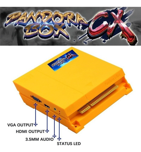 Tablero De Juego Arcade Pandora's Box Cx 2800 En 1