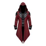 Chaqueta Con Capucha Estilo Gótico Assassin Creed Steampunk