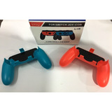 2 Grip Sujetador Para Control Joy Con Nintendo Switch Neón
