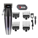 Maquina De Corta Cabelo Wmark Ng 222 Prata Profissional