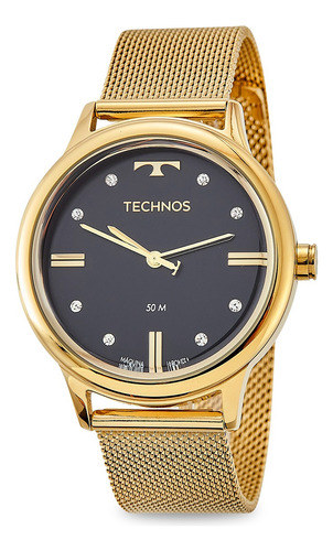 Relógio Technos Feminino Dourado