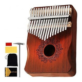 17 Teclas Kalimba, Pulgar, Piano Africano