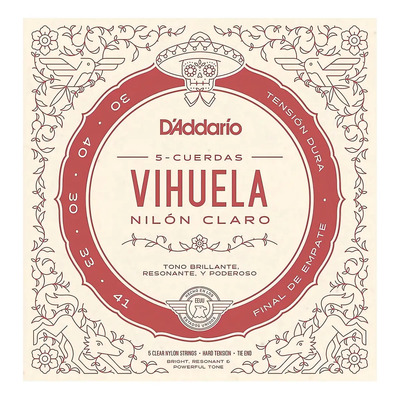 Encordadura Daddario Mv10h Para Vihuela Tensión Alta | MercadoLibre