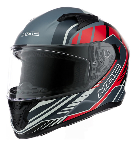 Casco Moto Integral Mac Speed Fleet Graficas