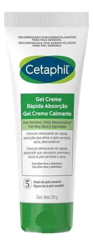 Gel Creme Cetaphil Hidratante Calmante Rápida Absorção 226g